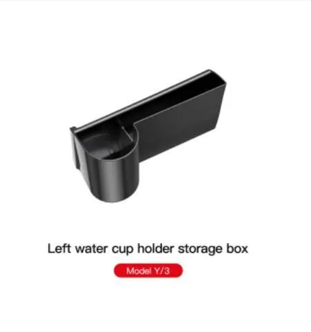 Tesla Model 3 and Model Y dashboard cup holder with waterproof plastic construction and carrying handle