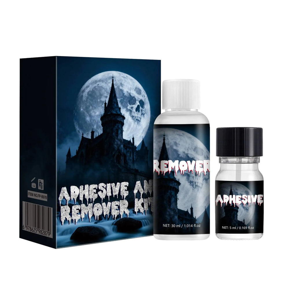 Adhesive and Remover Set FP-B078 Style two-piece kit with one adhesive and one remover for lash and body care applications