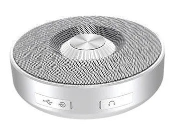 Mini Bluetooth wireless speaker in black, orange, or silvery white colours
