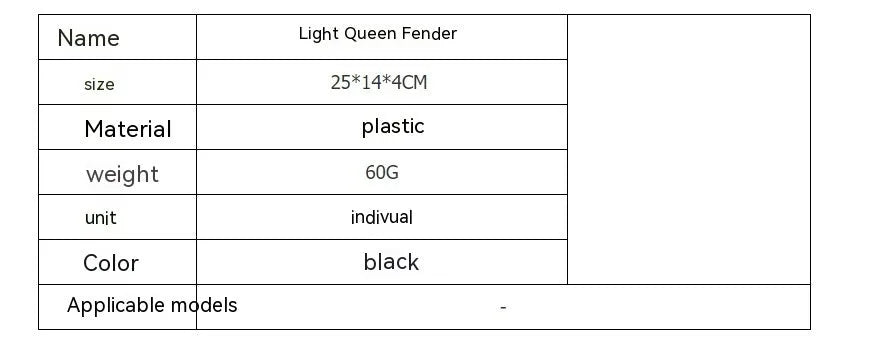 Carbon fibre lengthened rear mudguard and tail fender for a light bee electric off-road bicycle.