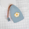 Cartoon style pull-out key case for car keys in PU leather with various colour options