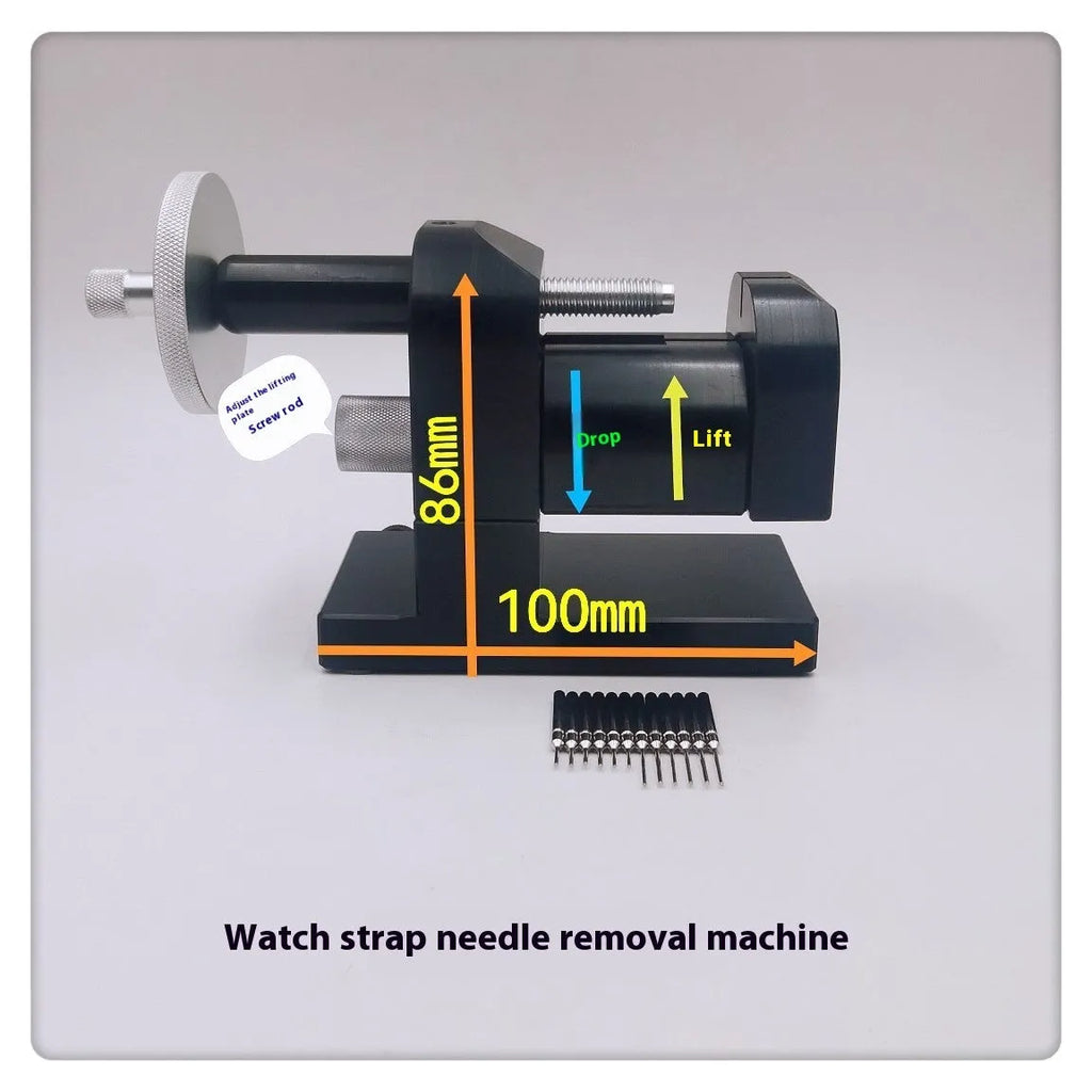 Alloy steel watch strap stripping machine with 150x115x80mm dimensions for removing watch bands