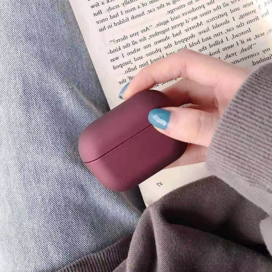 Plastic protective case for Apple AirPods Pro and AirPods 3 in various colours.