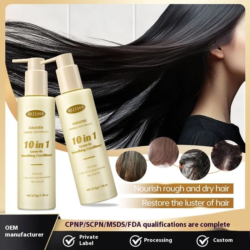 Wash-free soft hair conditioner in 210g bottle for ladies with moisturising and anti-frizz benefits
