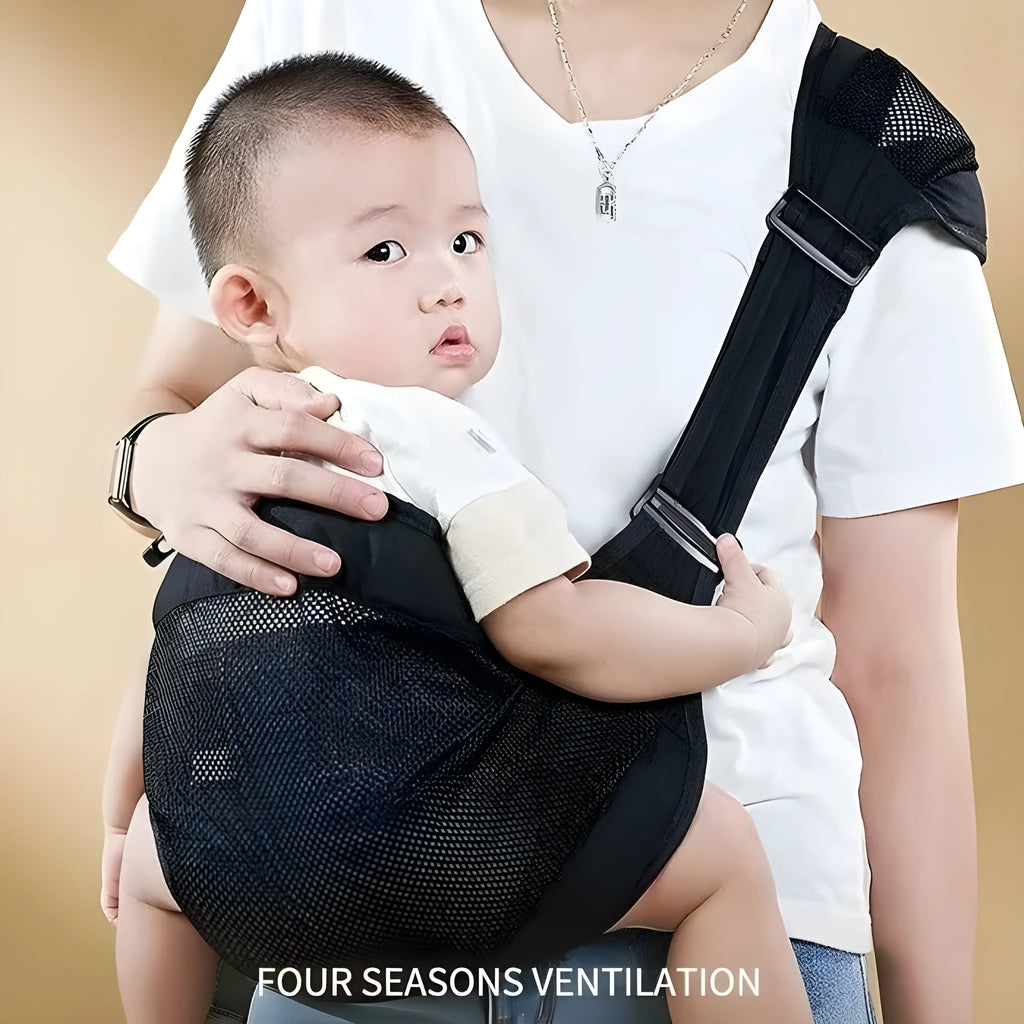 Baby waist stool carrier in cloth material for infants 1-48 months with 25kg capacity