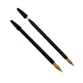 White scratch art pen with brush-like tip for children's creative projects