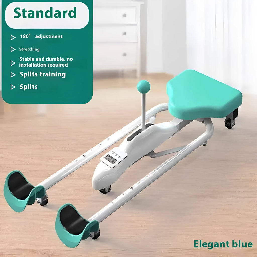 Leg stretching equipment with backrest option for yoga and dance flexibility training