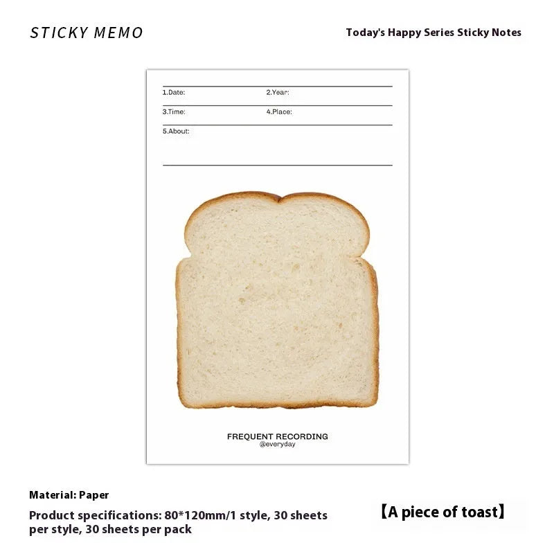 Today's Happy Series non-adhesive message notes pad in A5 size with colourful cover.
