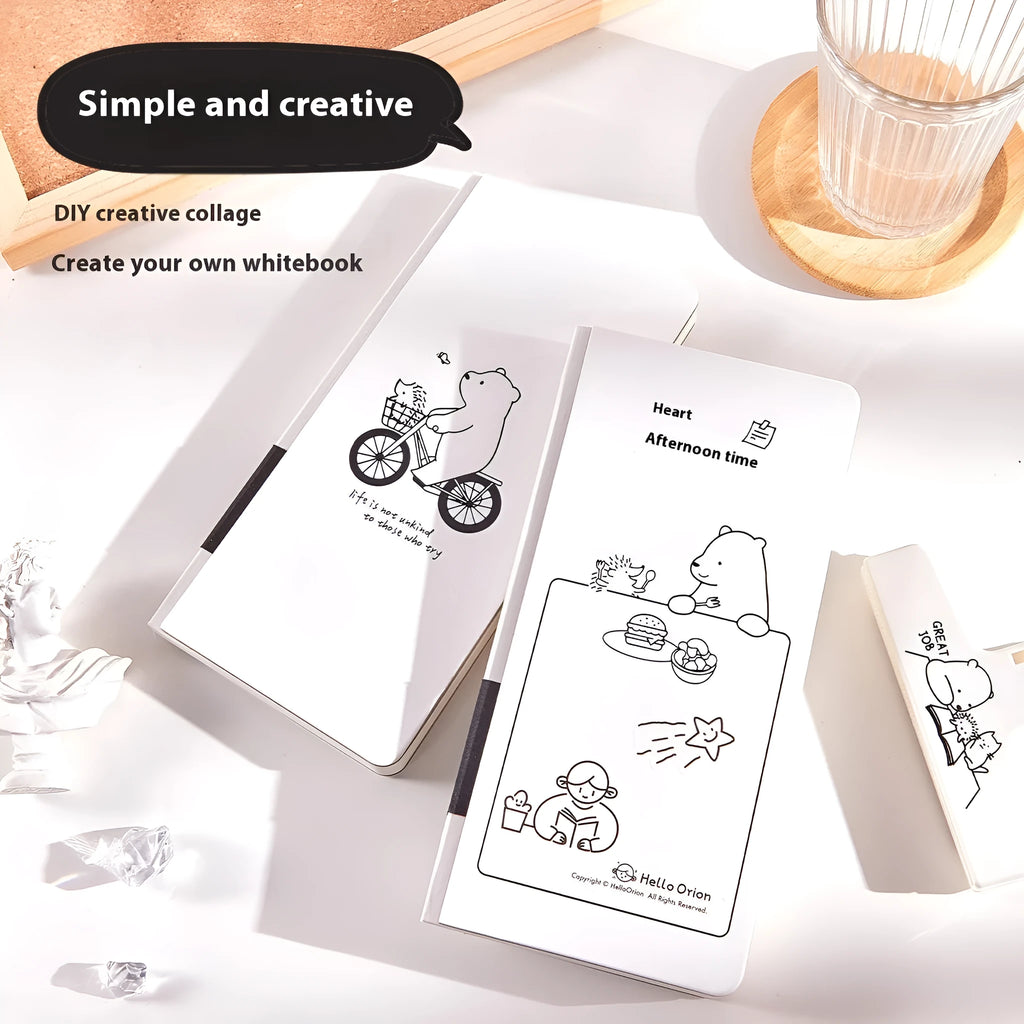 Simple style plaid mesh pattern paper notebook journal for children in multiple colour options