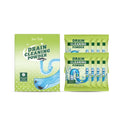 Drain unblocking powder pack with eight individual 30g sachets, total weight 240g.