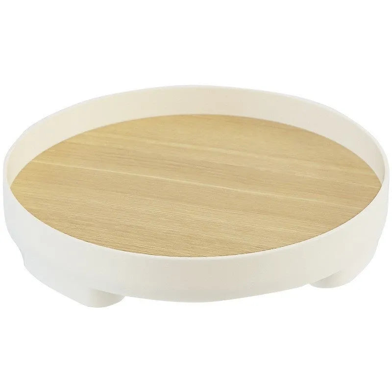 Large plastic tray in white colour for hallway key storage, dustproof desktop organiser