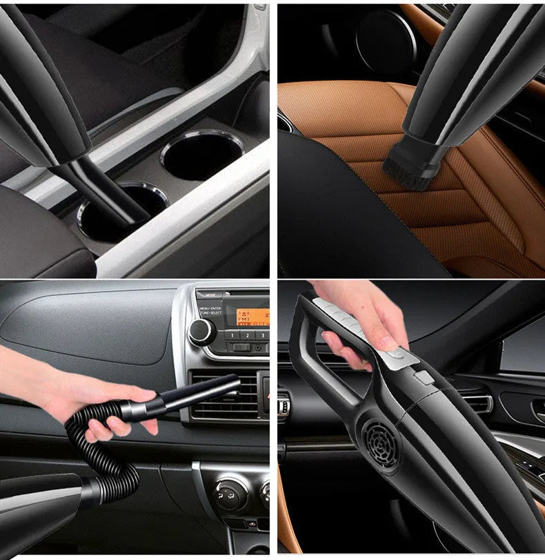 PoHigh Power Hypa car vacuum cleaner with cigarette lighter plug in black or orange colour