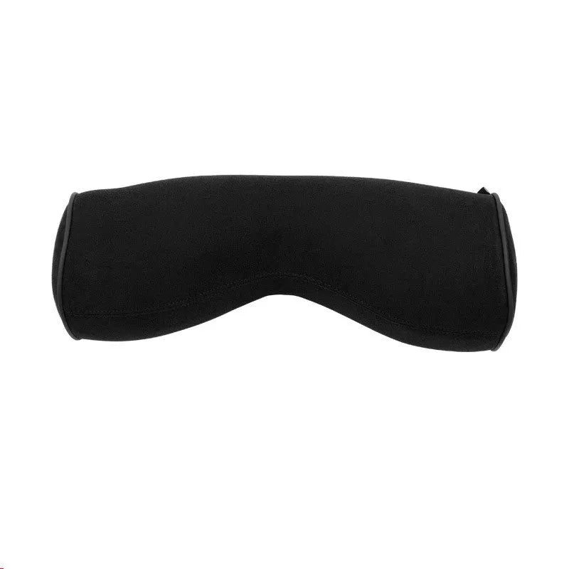 Volvo car headrest cushion and lumbar support pillow set in minimalist design with synthetic fibre filling