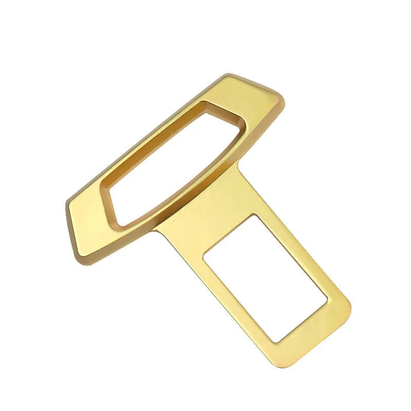 Metal car door silencer insert in matte black, gold, and silver colour options