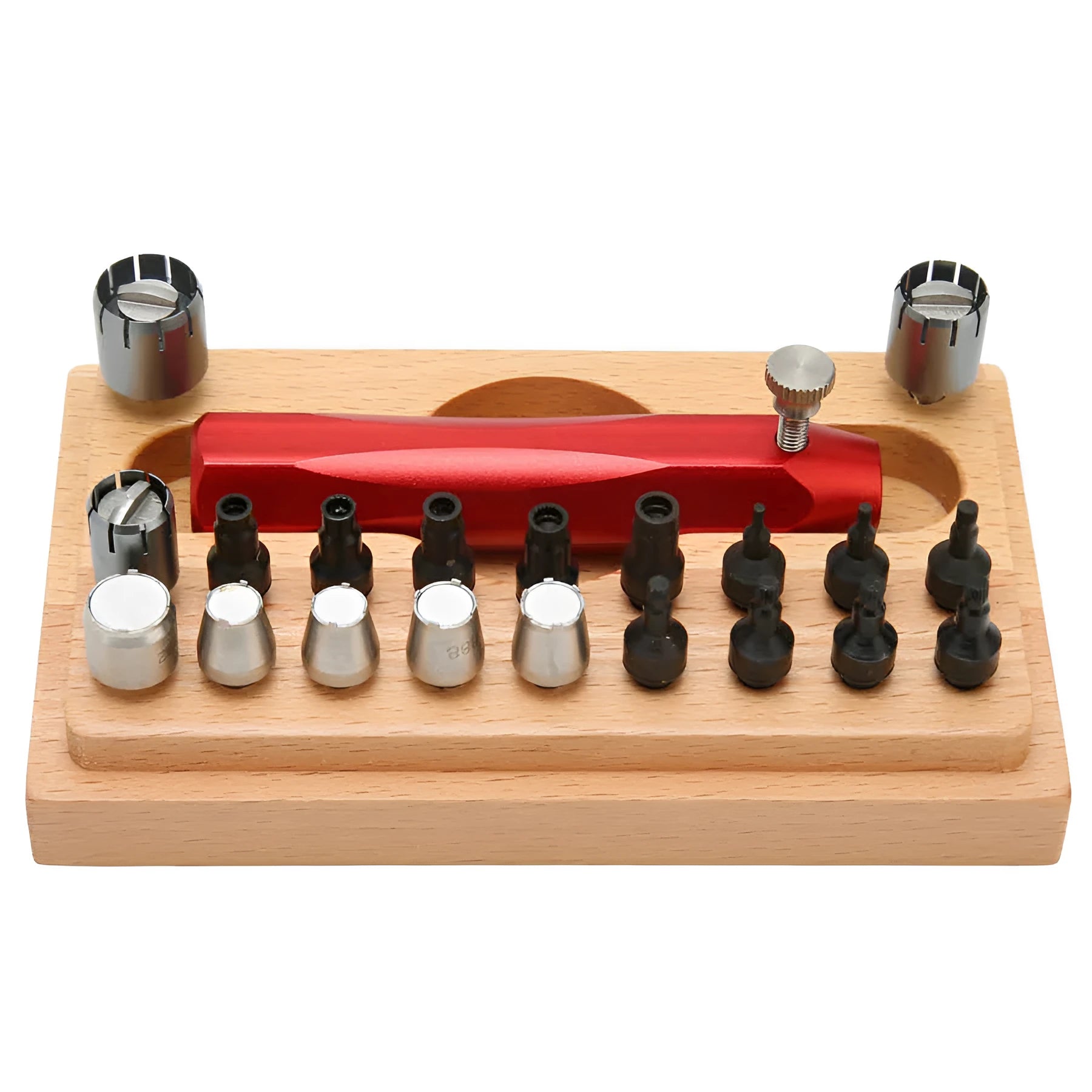 20-piece steel watch repair tool extracting tube open set for removing watch case backs