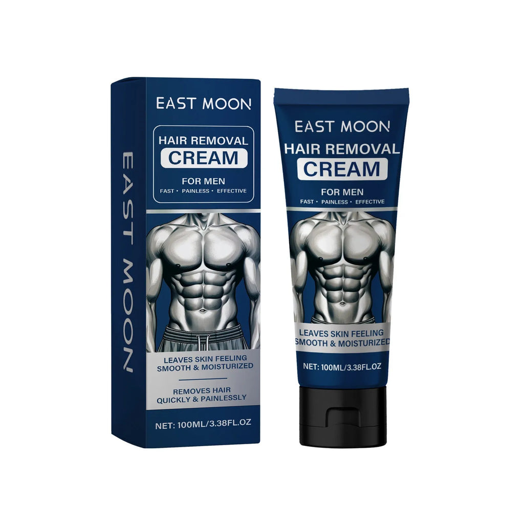 Men's hair removal cream tube 100ml for beard, armpit, hand and leg depilation