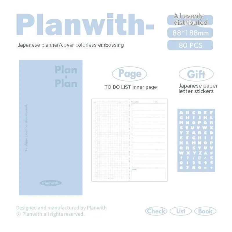 Embossed visual meter book notebook with coloured cover options and 80 pages of 100g paper.
