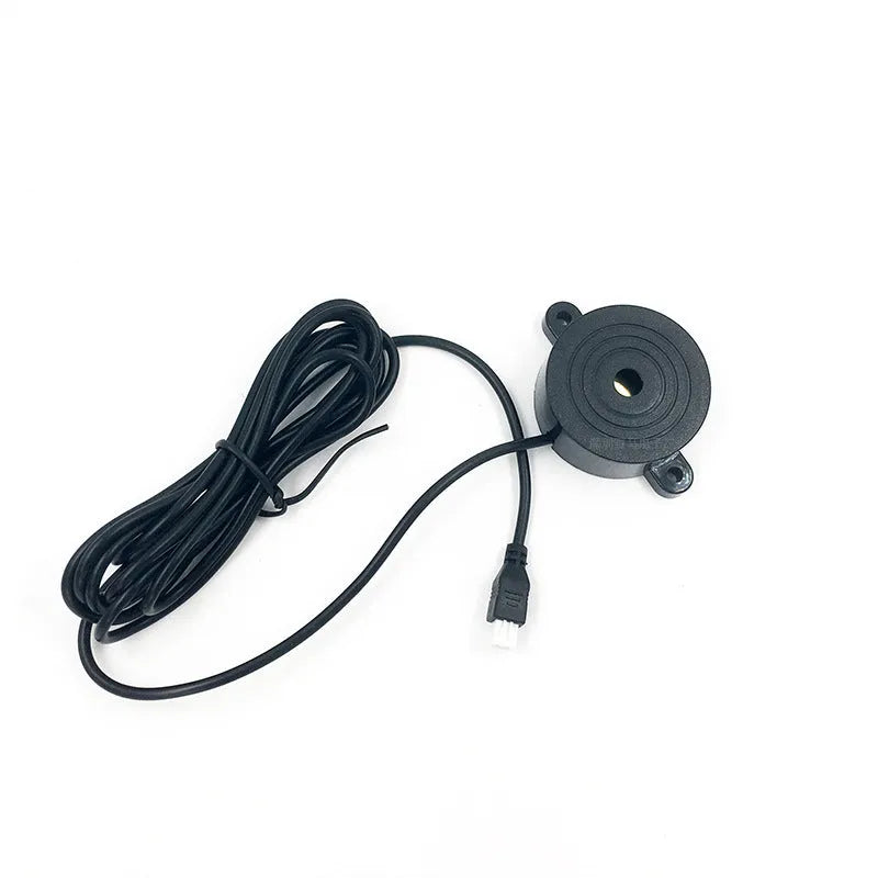 Car parking sensor reversing radar system with four ultrasonic sensors and buzzer alert module
