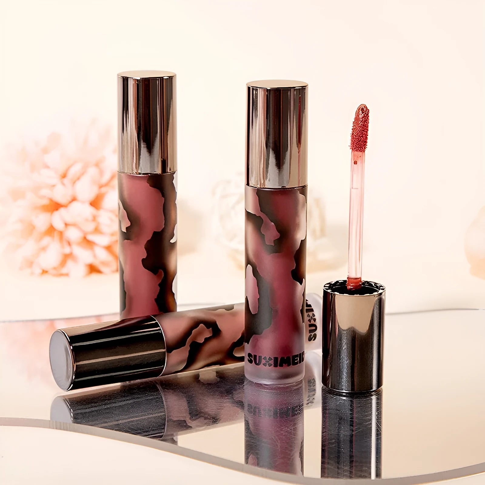 Lava Secret no-stain matte lip mud lipstick in five colour shades