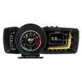 A600 OBD2 driving computer with 4.3-inch screen showing vehicle diagnostics and navigation data