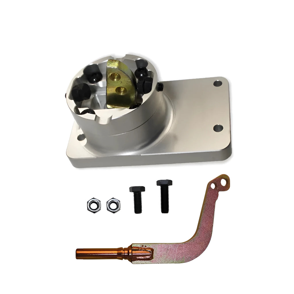 Silver aluminium alloy gear shift short rod for Horton car replacement