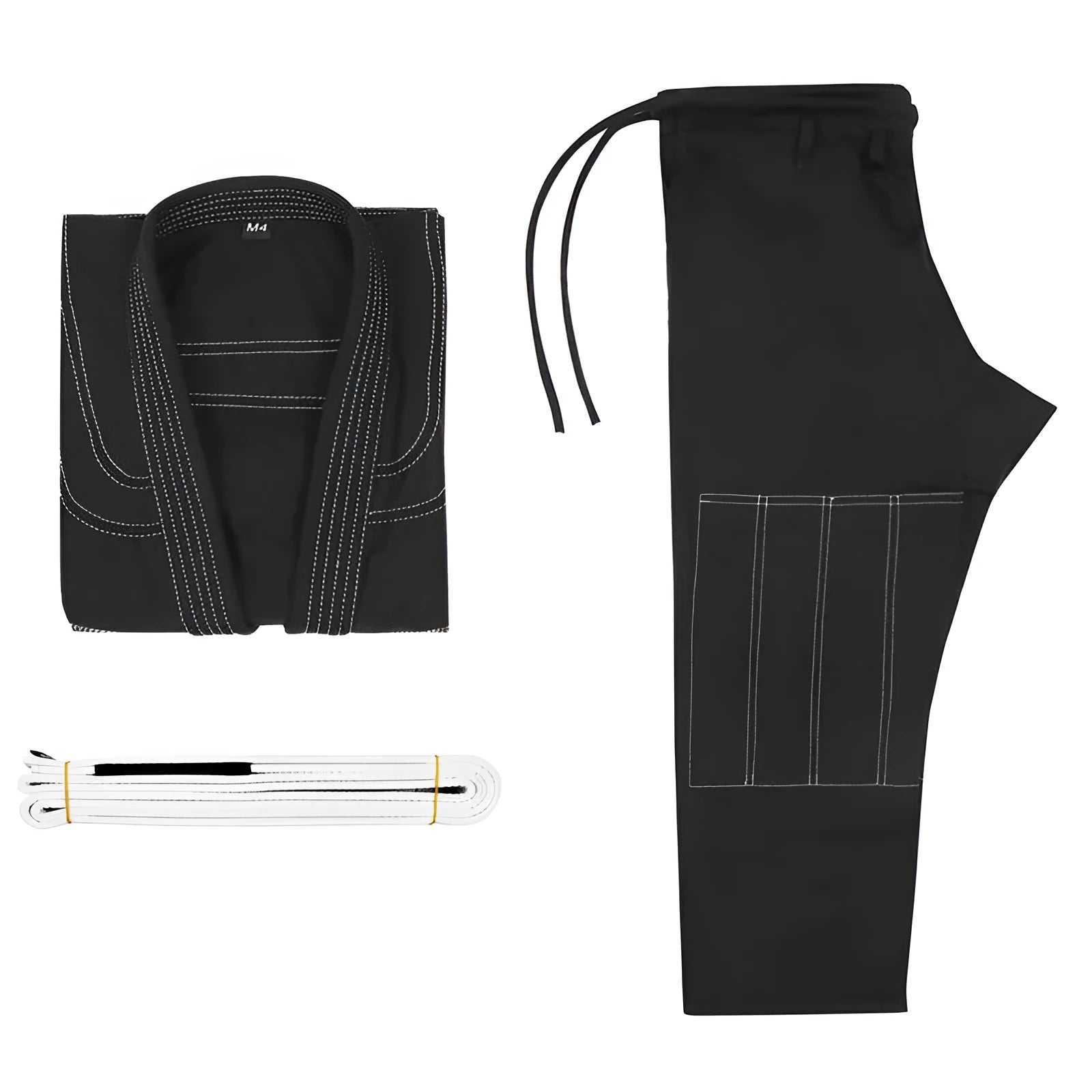 Brazilian Jiu-Jitsu gi training uniform in cotton blend fabric showing colour options