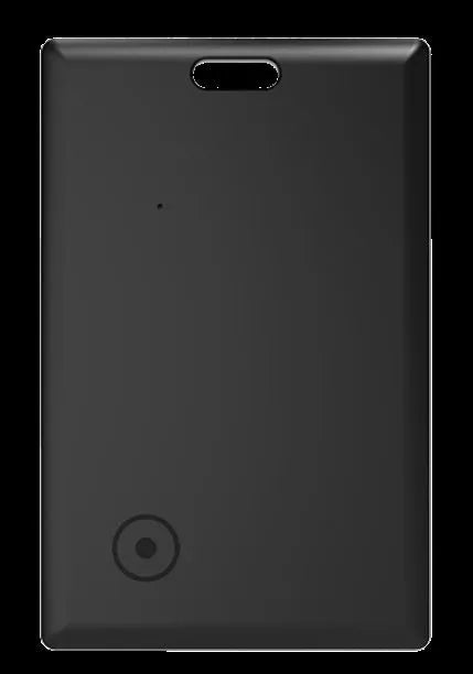 MFI Findmy rechargeable card-type tracker with global positioning, black long battery life edition, 84x52x1.5mm