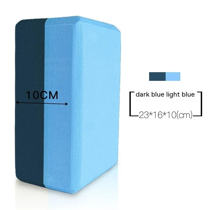 High-density EVA yoga block in various colours including cartoon designs for dance and fitness training