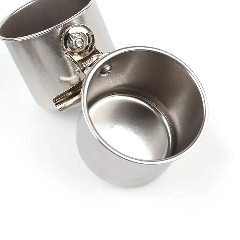 Stainless steel birdcage feeder for outdoor bird feeding in natural metallic colour