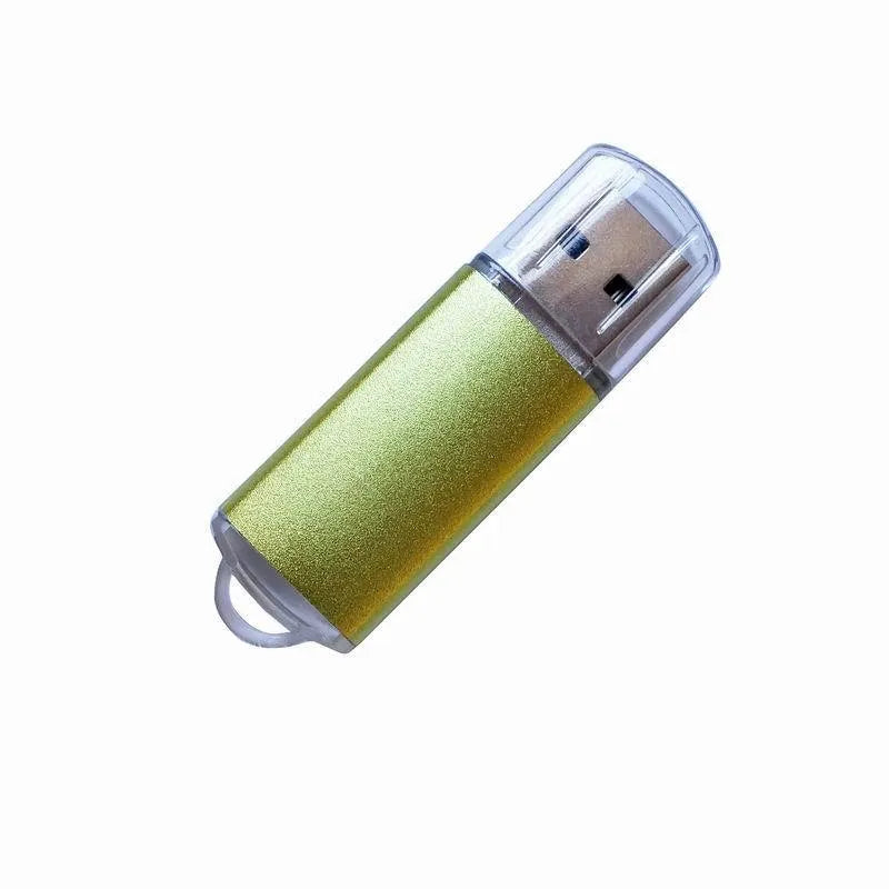 USB software encryption dongle with metal shell in seven colour options showing compact 50mm design