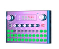 F007plus sound card condenser microphone equipment for live broadcast with wireless connectivity