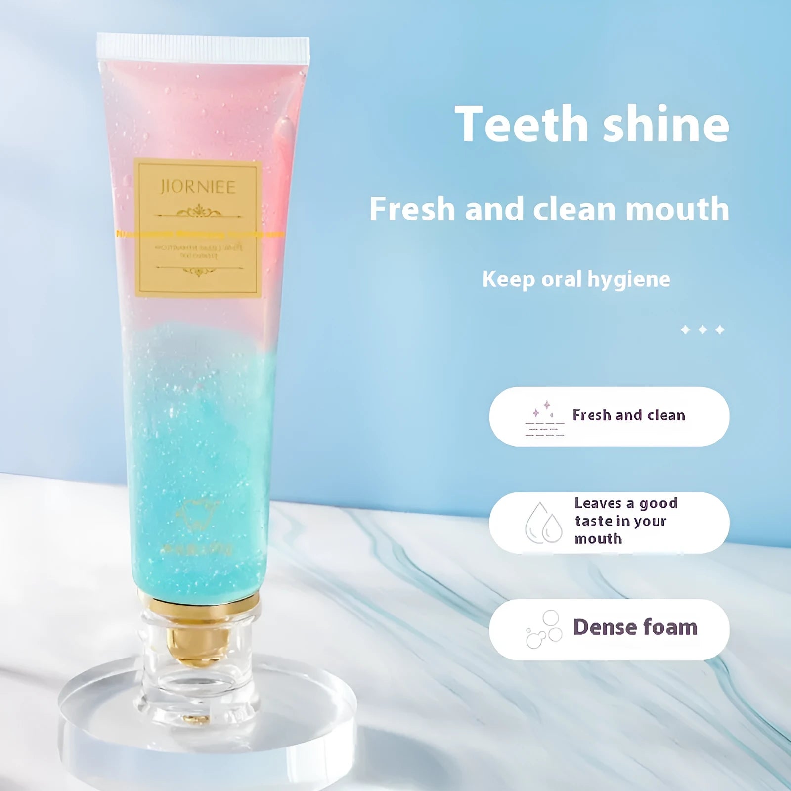 Diouni Nicotinamide whitening toothpaste tube with 100g net content for adult oral cleaning
