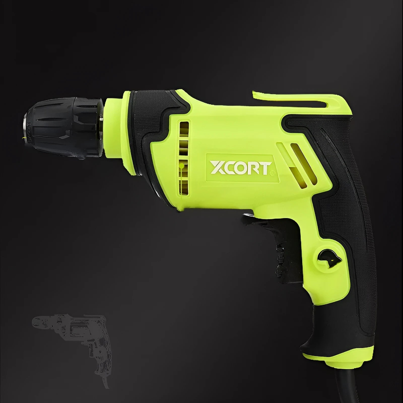450W pistol grip electric drill with multi-speed control and 10mm chuck