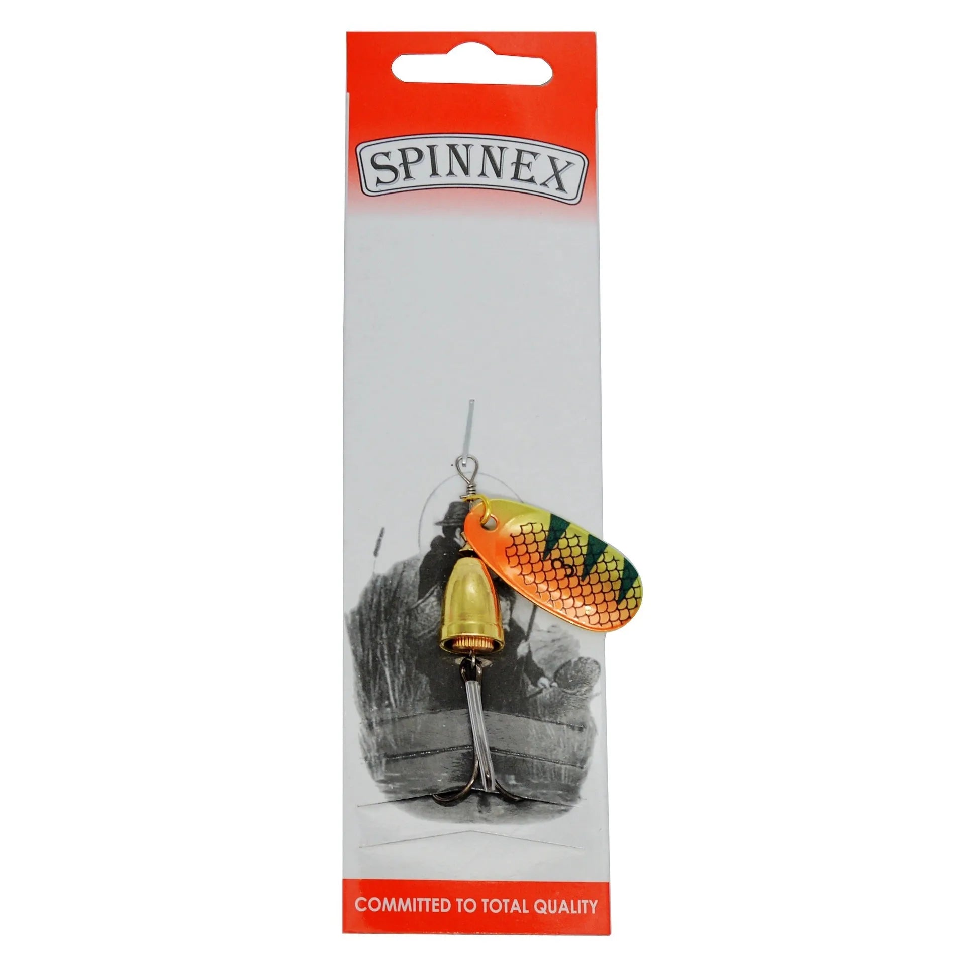 R composite rotating sequins copper bell fishing lure in seven colour options including gold, silver, and rose gold