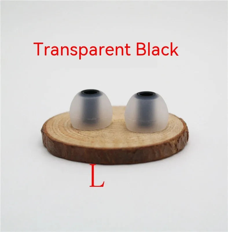 Two-tone silicone earphone sleeves for in-ear headphones with 3.8mm aperture