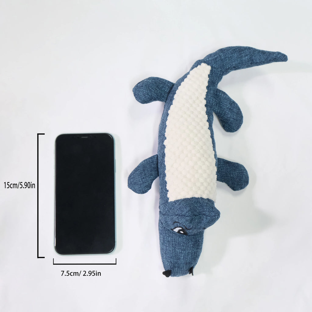 Corn grid pattern pet plush toy in three colours with biting sound effects for cats and dogs