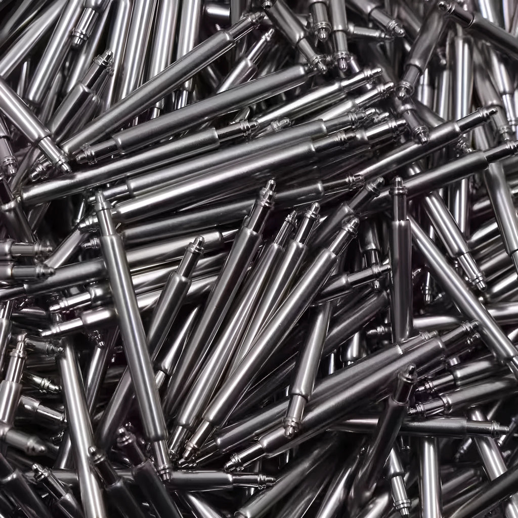 Watch bolt auricular needle spring shaft repair component in six sizes from 21mm to 26mm diameter