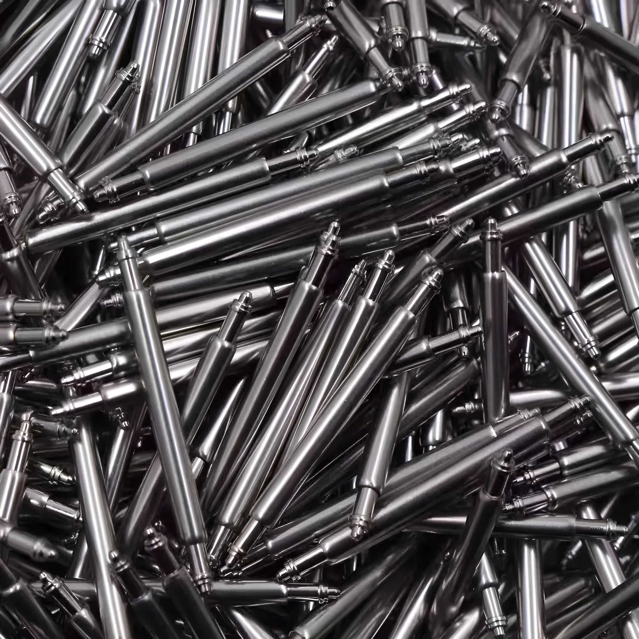 Watch bolt auricular needle spring shaft repair component in six sizes from 21mm to 26mm diameter
