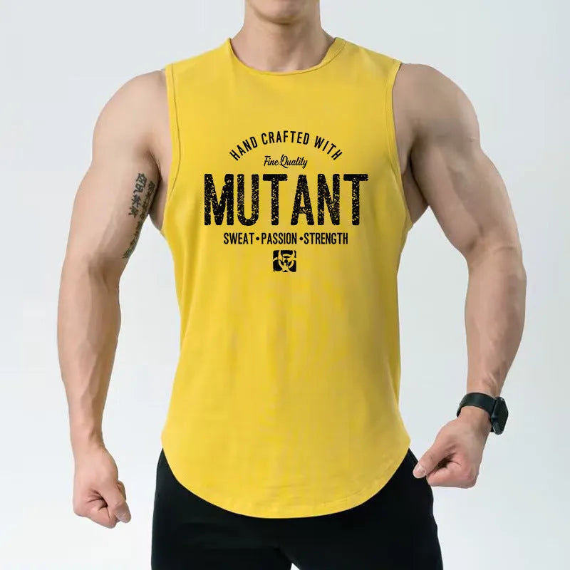 Loose fit training vest sleeveless shirt for gym workouts in multiple colour options
