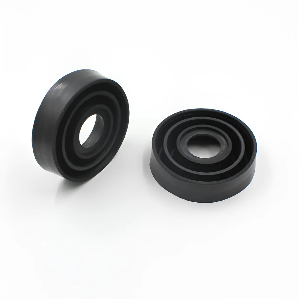 Silicone car headlight dust cover showing closed and open style options.