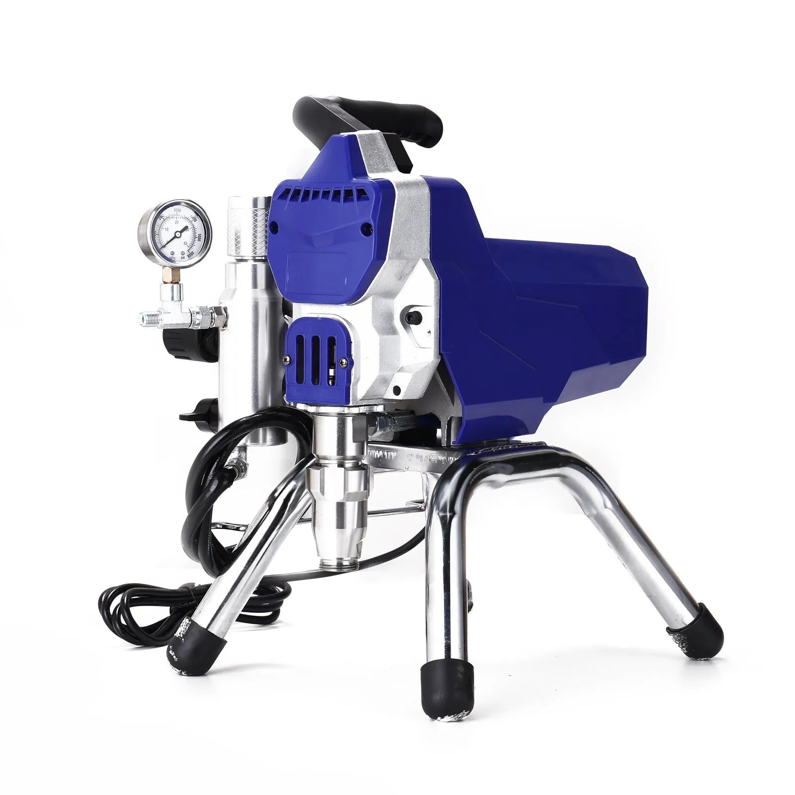 3901 high-pressure airless spraying machine with spray gun, long hose, and extension rod for fireproof paint