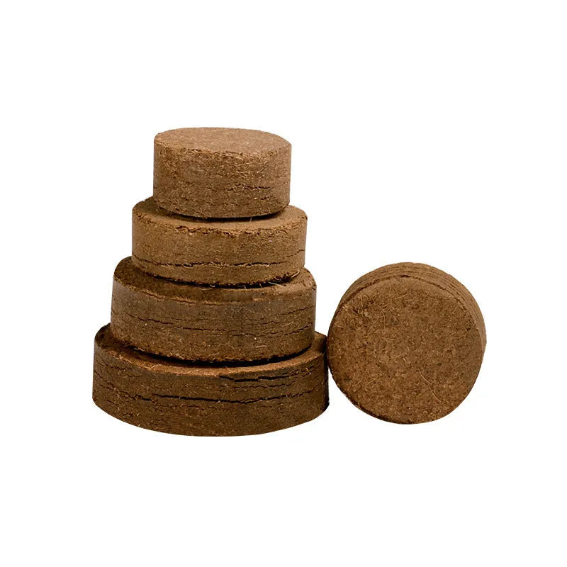 Nutrient soil medium blocks for vegetable planting with eight size specifications and 500% water absorption