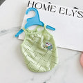 Breathable mesh pet vest for dogs or cats in blue colour with adjustable straps