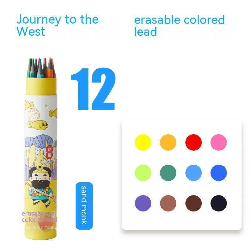 Zhenglin Sports Series colour pencils with paper barrel in multiple colour set options