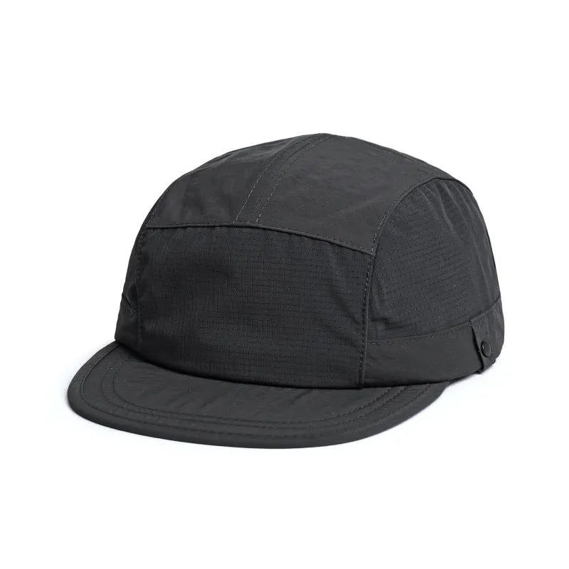 Breathable soft tongue cap with dome crown in various colours showing sun protection design