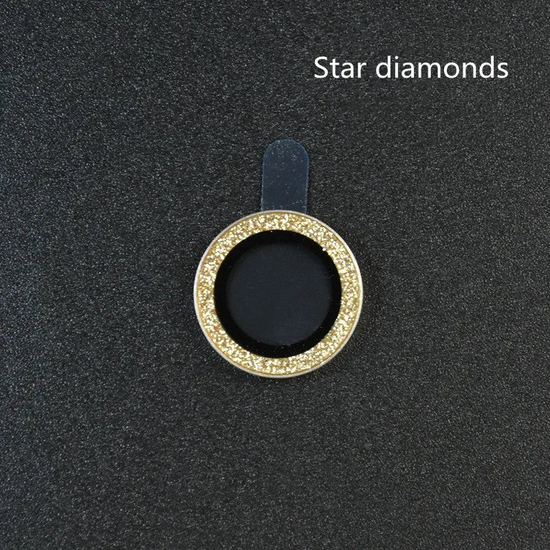 Diamond lens film protector ring made of aluminium alloy and tempered glass for iPhone 12 Pro Max camera