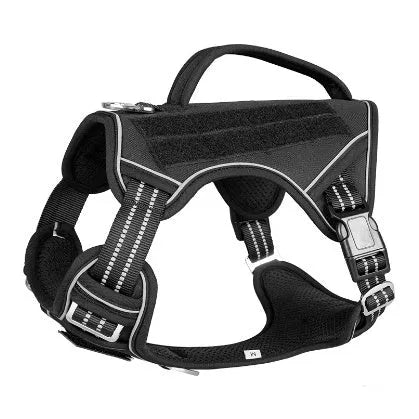 Tactical Oxford cloth chest strap for search and rescue working dogs in camouflage colours