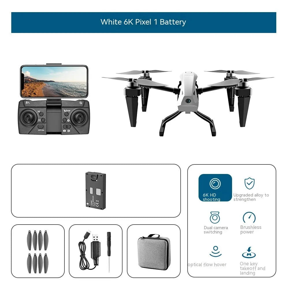 KS66 alloy UAV drone with remote control and accessories for outdoor aerial photography