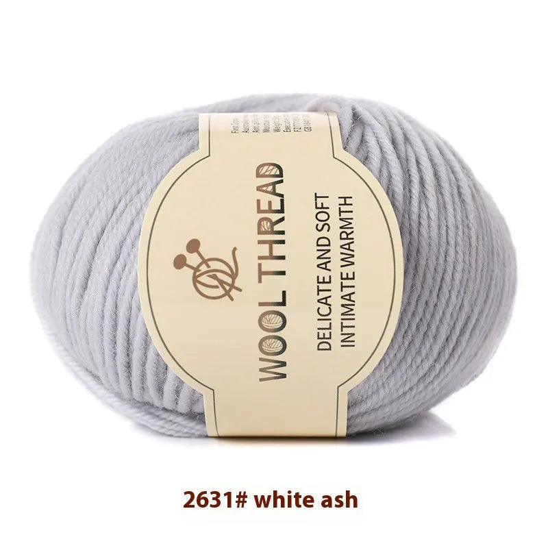 Roll of hand knitting wool yarn for baby garments in various colour options