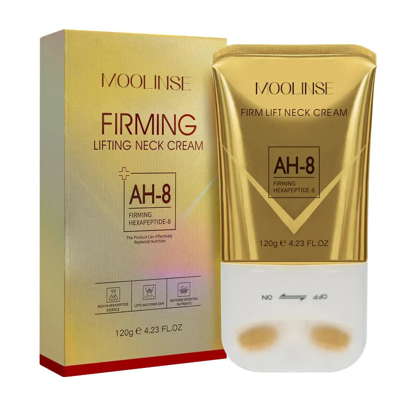120ml tube of neck roller cream for lifting and firming massage on neck and body